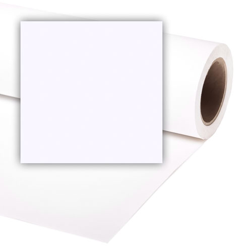Fondale In Carta Professionale 2,75x11m colore ARTIC WHITE Fondale colorama da 2.75m Bianco