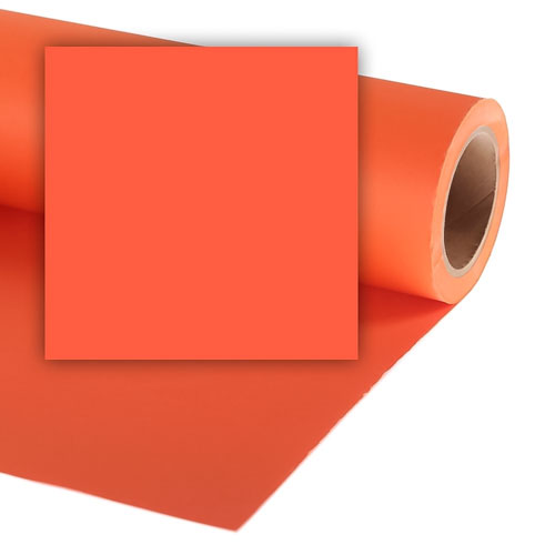 Fondale In Carta Professionale 2,75x11m colore MANDARIN Fondale colorama da 2.75m Mandarin