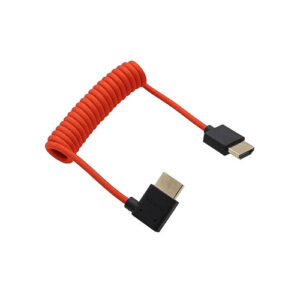 Cavo HDMI 2.1 Coiled - Right Angle to Right Angle - 8K60-4K120