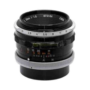 Catalogo Vintage Canon FL 50mm F/1.8